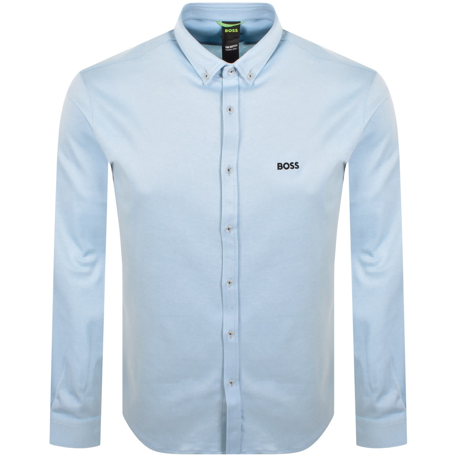 BOSS B Motion Long Sleeve Shirt Blue | Mainline Menswear