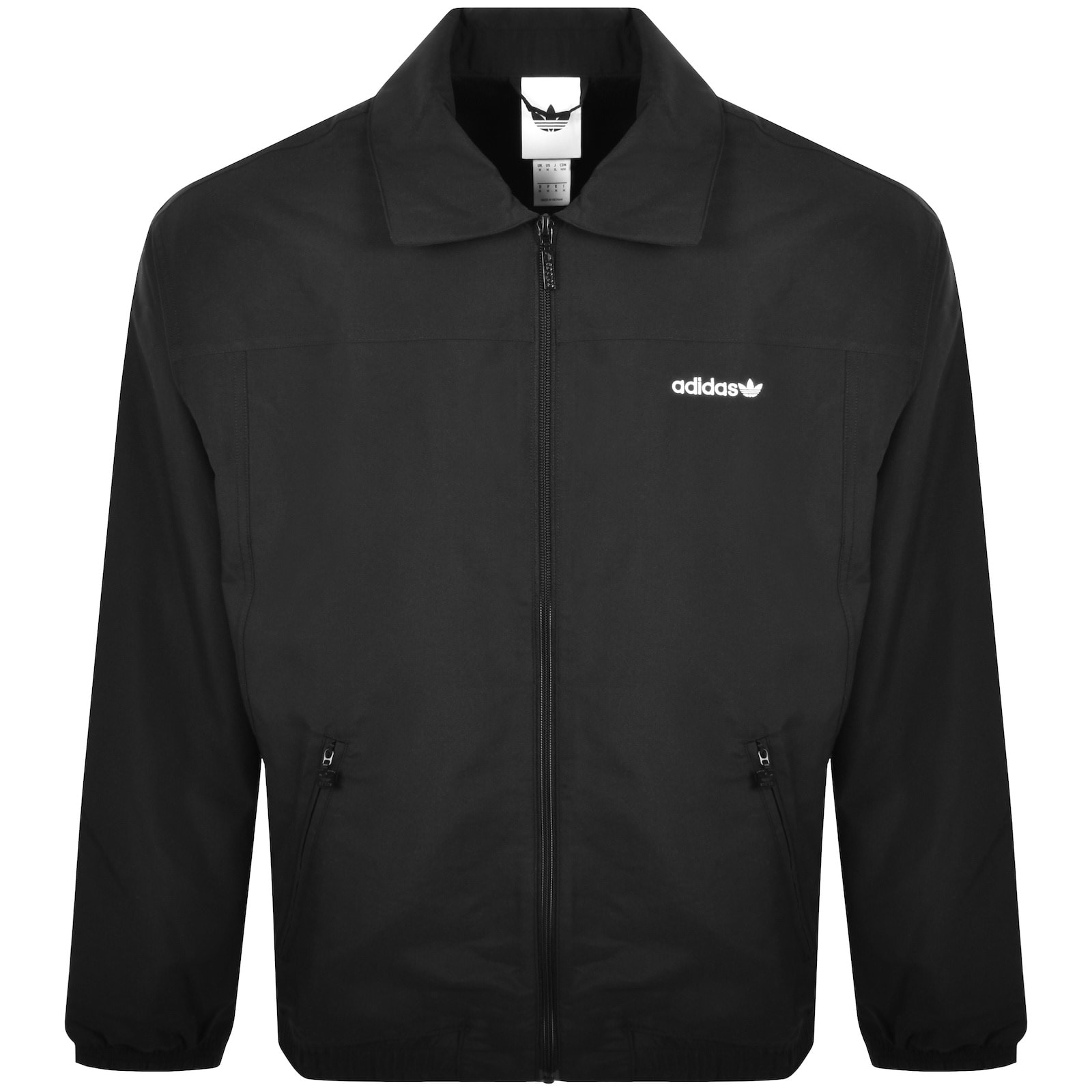 adidas Originals Brushed Track Top Black | Mainline Menswear