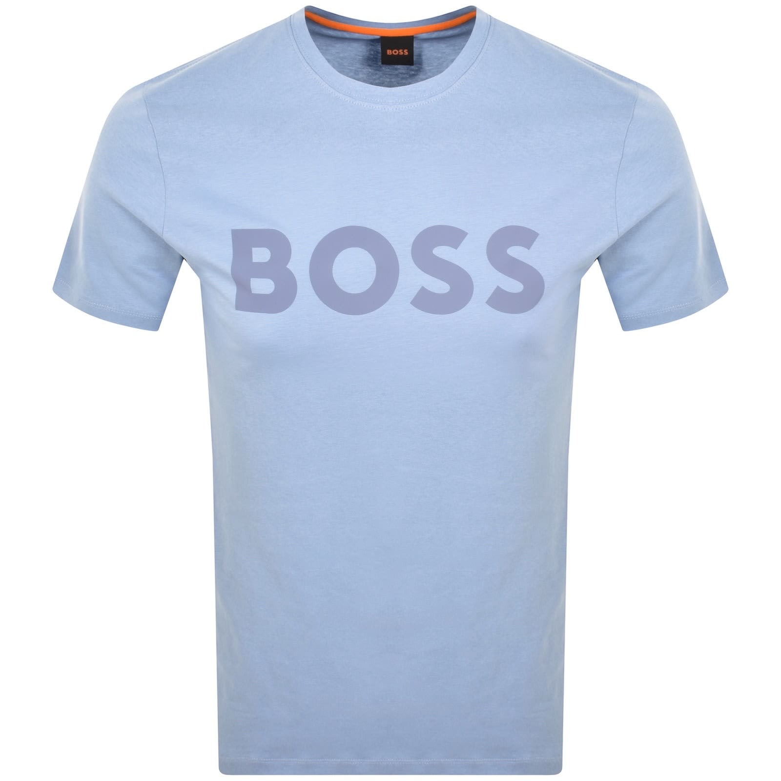 【関税&送料込】Boss Thinking 1 T-Shirt BOSS Thinking 1 Logo T Shirt Blue | Mainline Menswear United