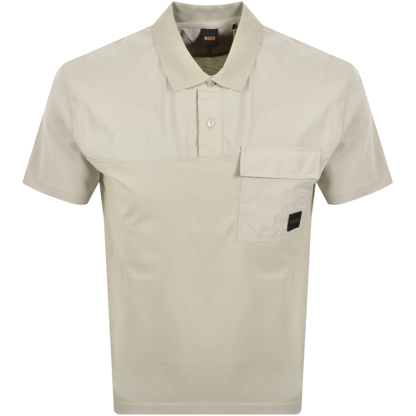 DS Peoria Raw Beige Sleeveless Polo Shirt