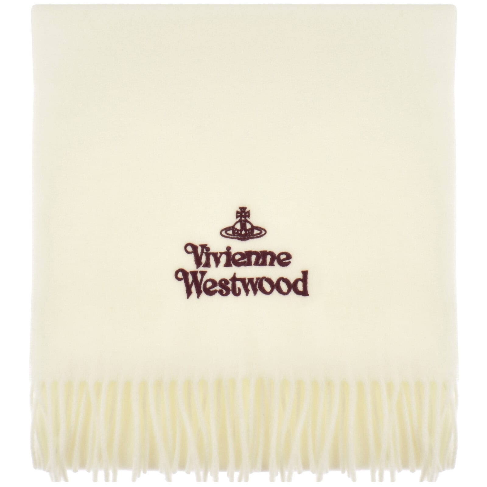 Vivienne Westwood Logo Scarf Off White | Mainline Menswear