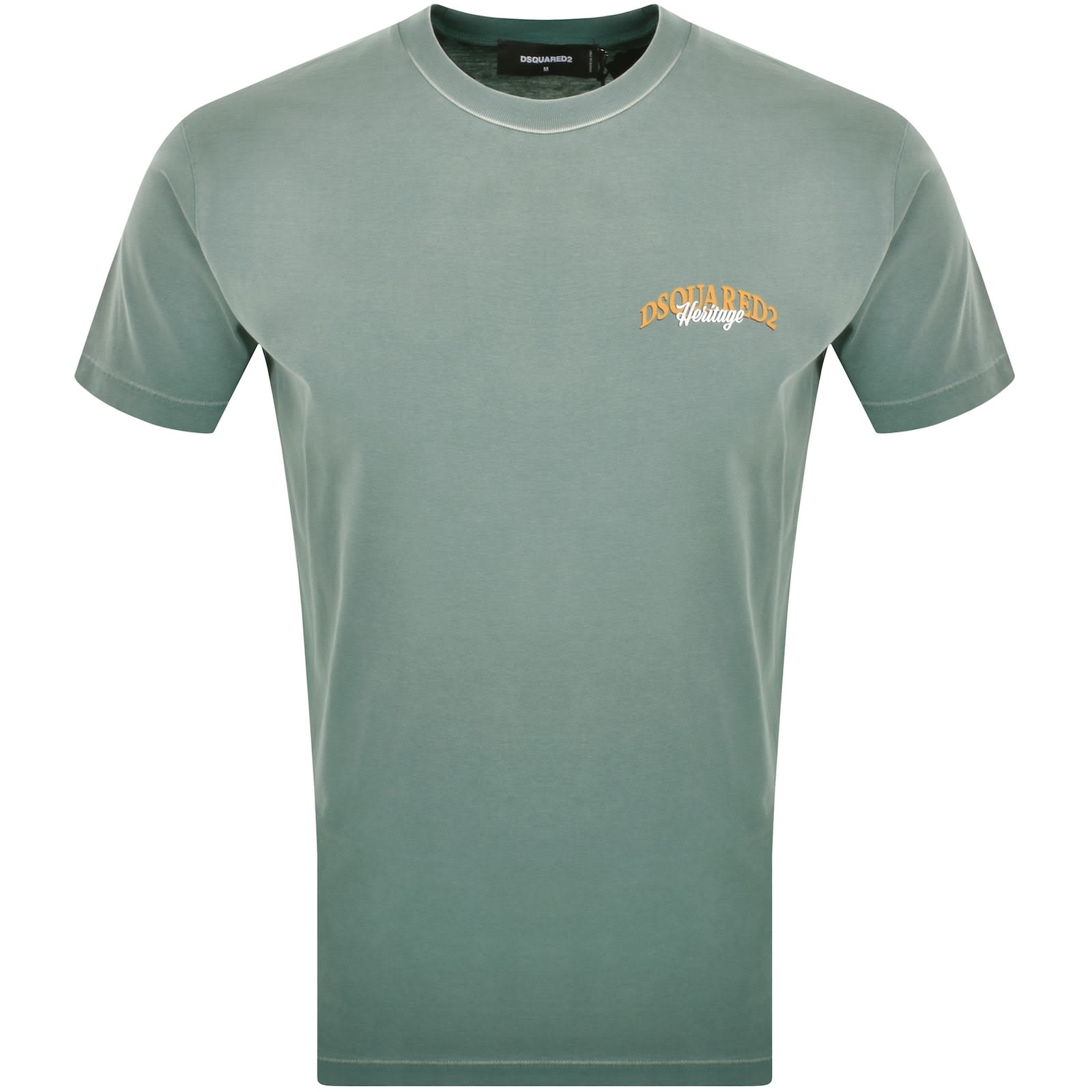 DSQUARED2 Cool Fit Logo T Shirt Green | Mainline Menswear