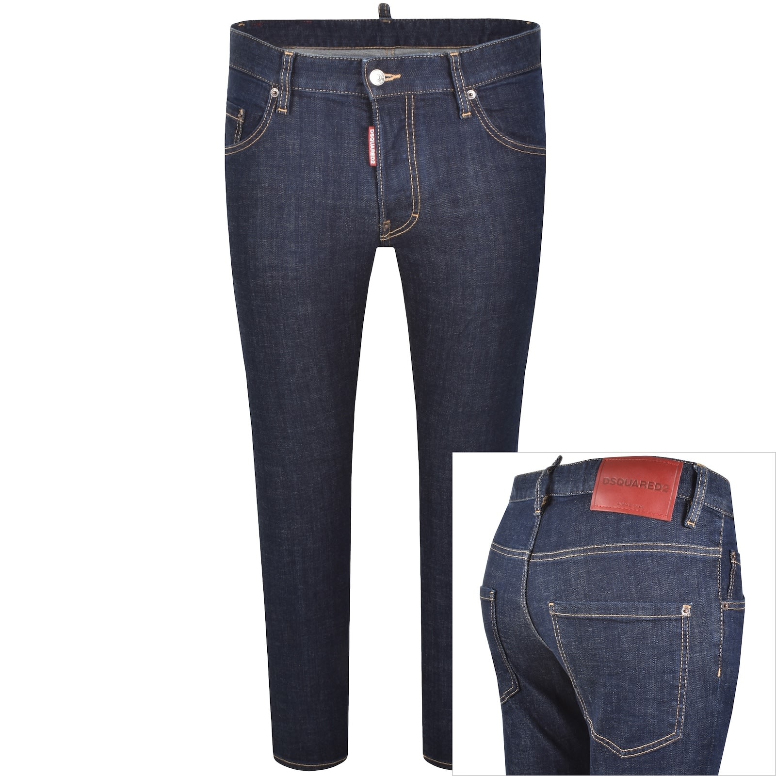 DSQUARED2 Skater Dark Wash Jeans Blue | Mainline Menswear Canada