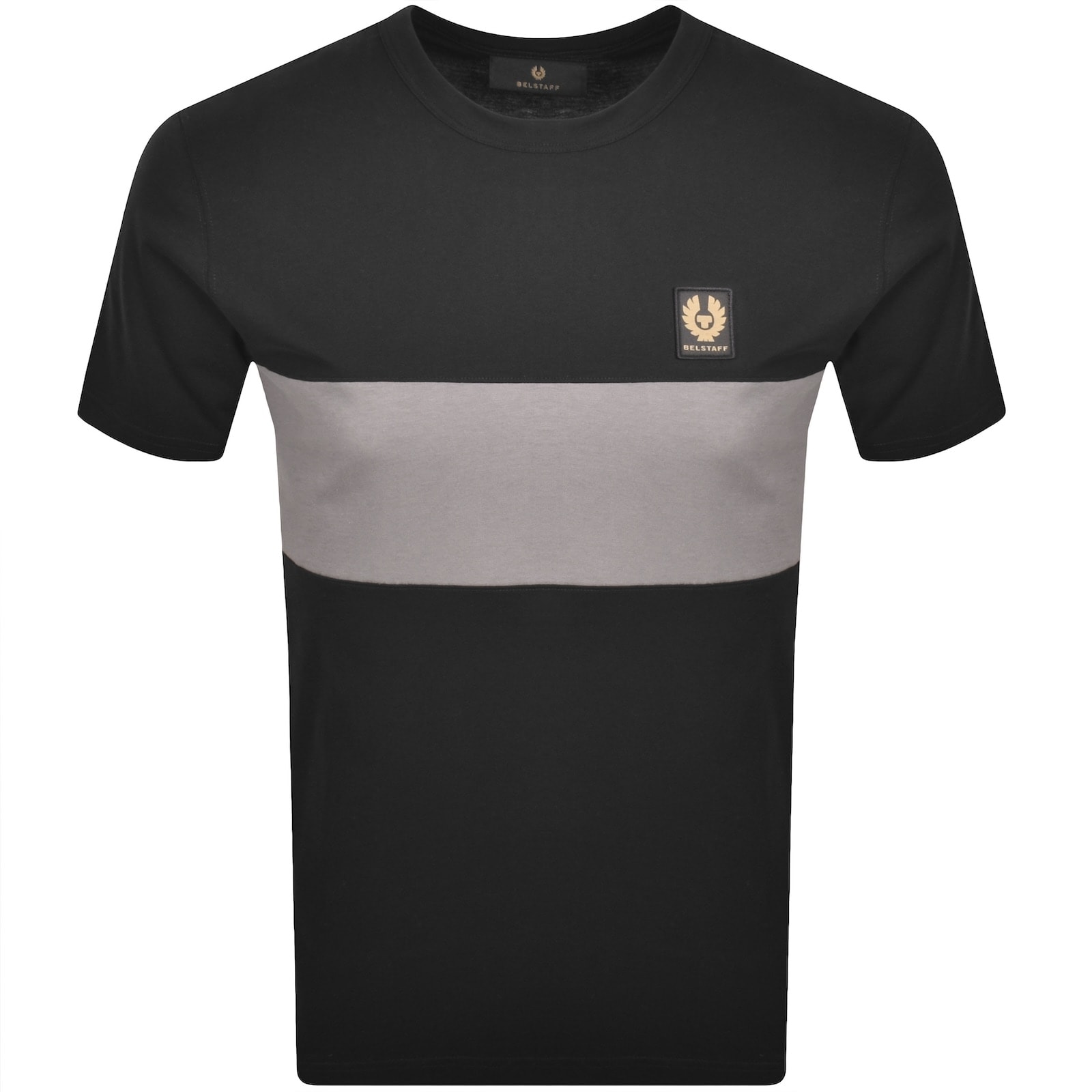 Tシャツ・カットソー BELSTAFF SS25 T-SHIRT CON PATCH LOGO (100055 BLACK) Belstaff Patch Logo T Shirt | Oxygen Clothing