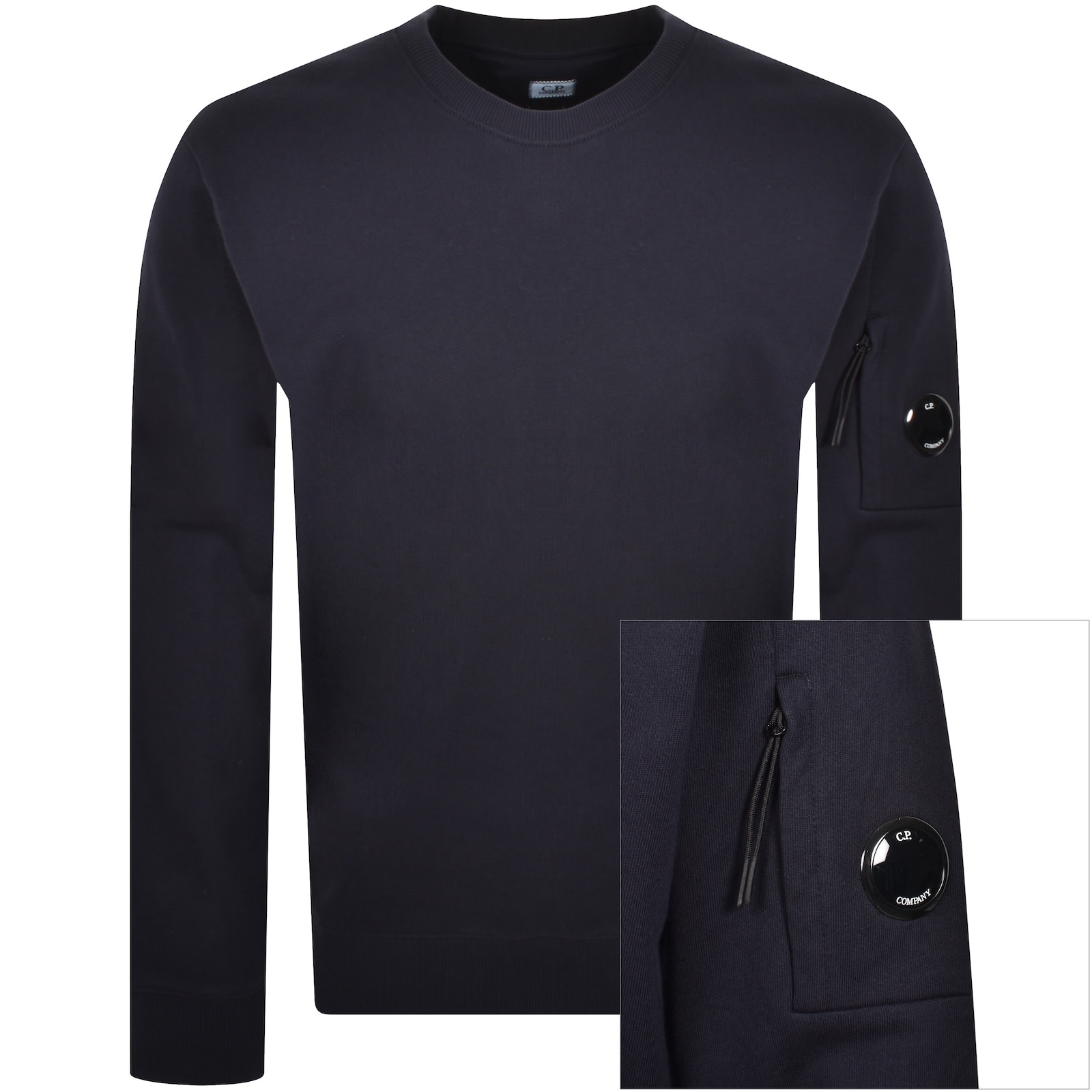 スウェット・トレーナー CP COMPANY DARK BLUE COTTON SWEATSHIRT CP Company Crew Neck Sweatshirt Dark Blue | Mainline