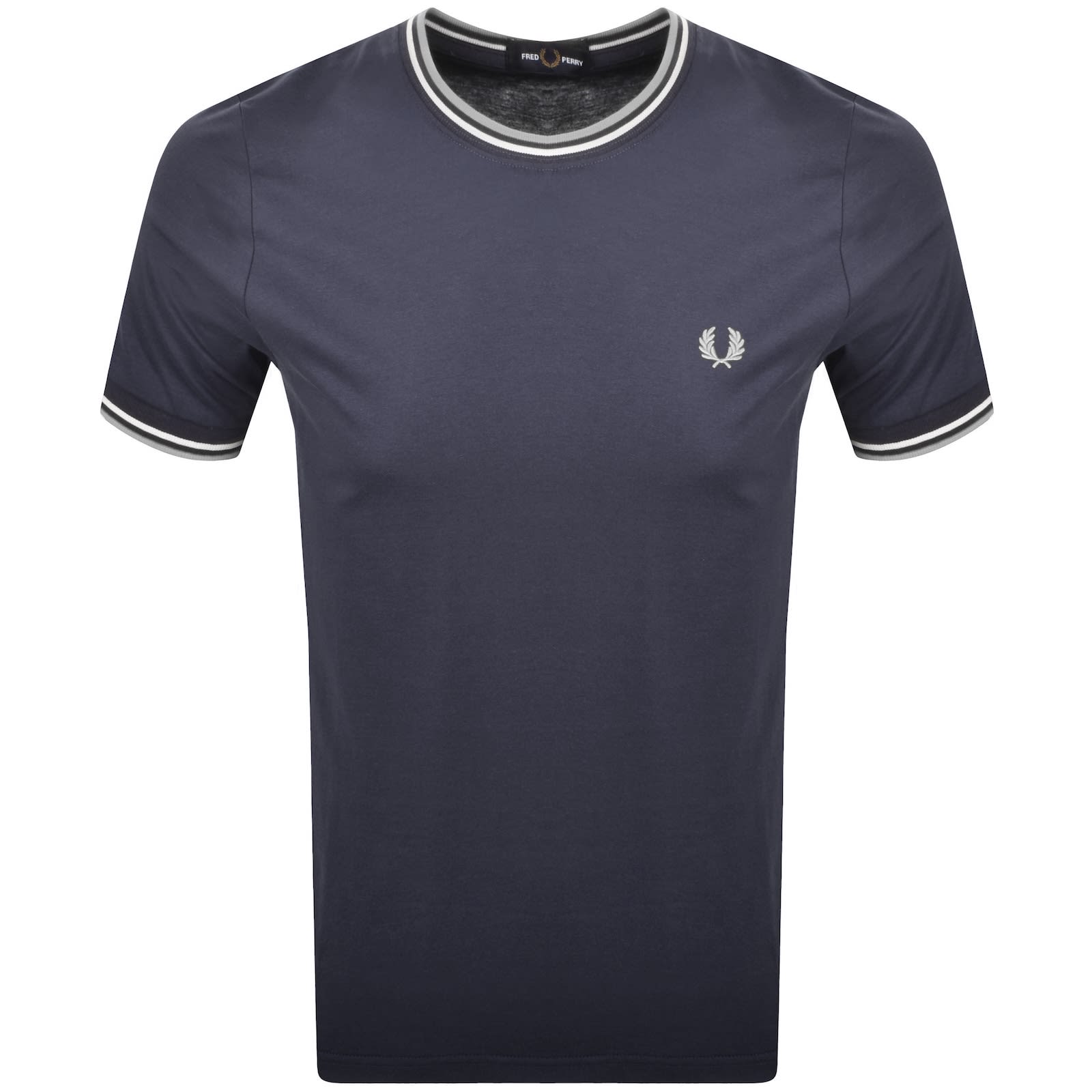 Fred Perry Twin Tipped T Shirt Dark Airforce | Mainline