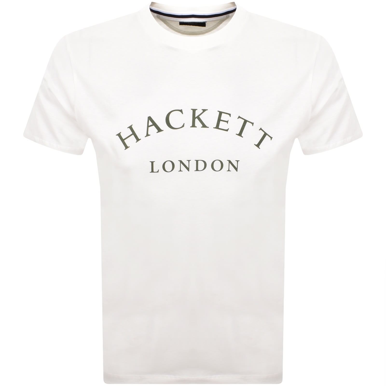 Hackett Heritage Essential T Shirt Off White | Mainline Menswear