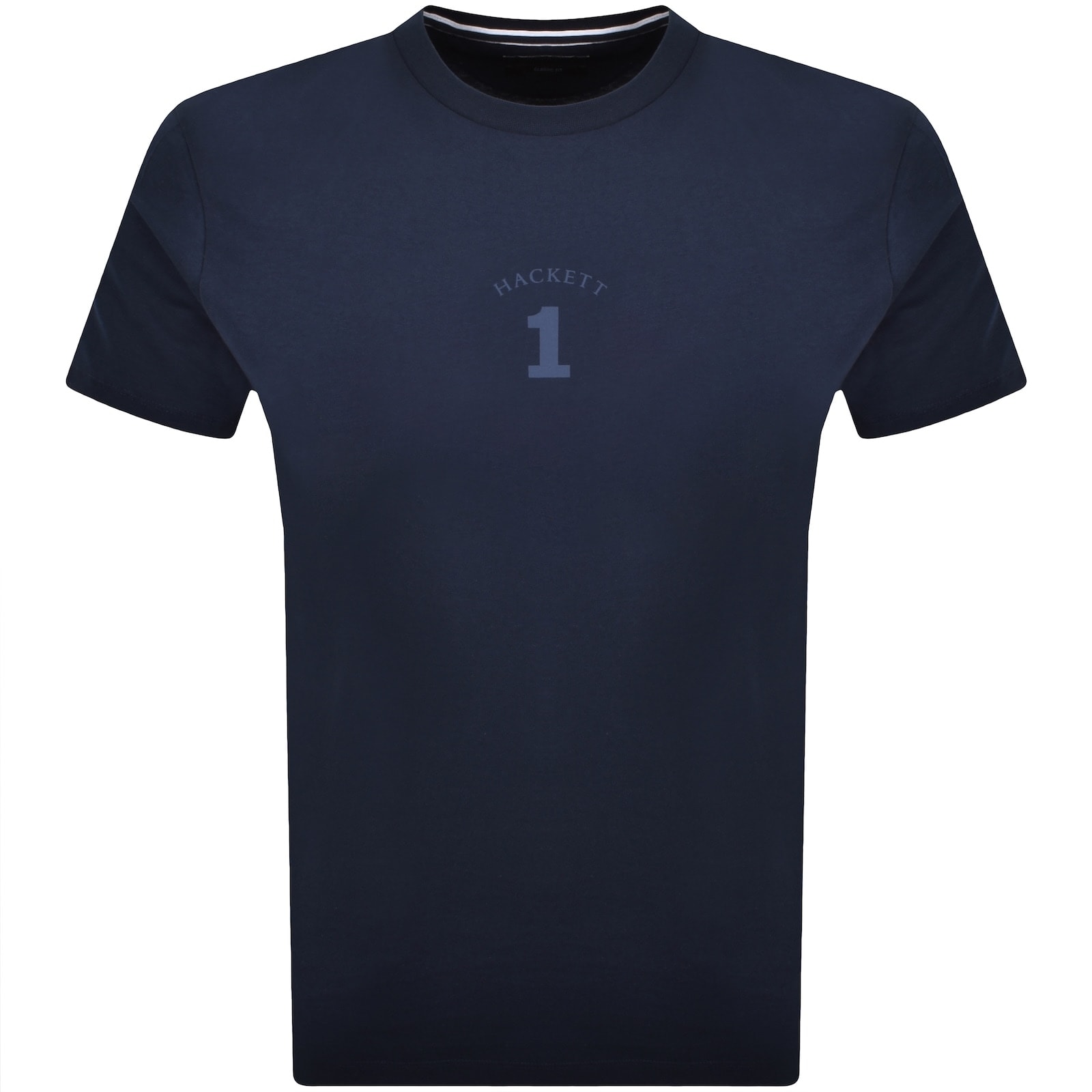 Hackett Heritage Number T Shirt Ink Blue | Mainline Menswear