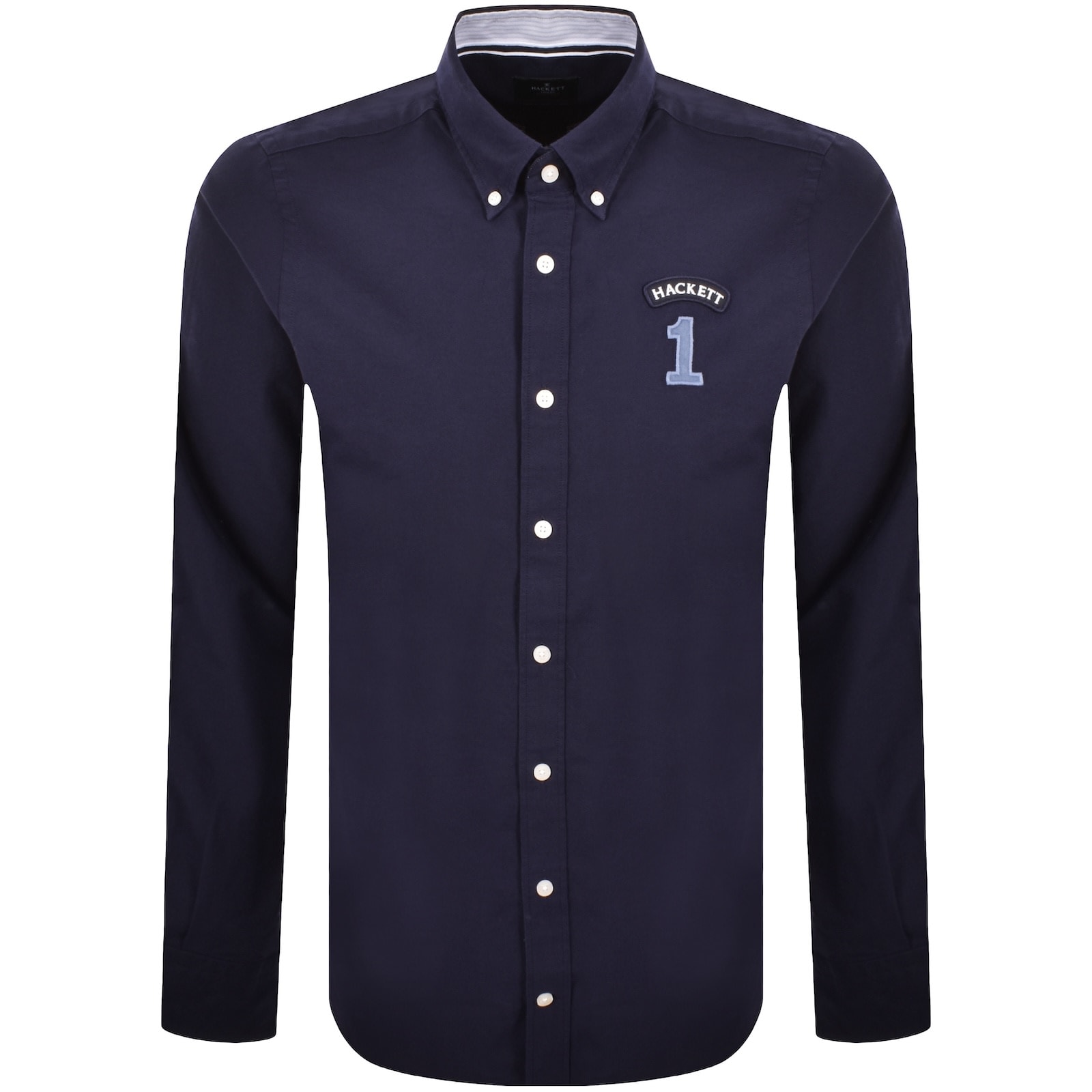 Hackett Heritage Long Sleeve Shirt Navy | Mainline Menswear