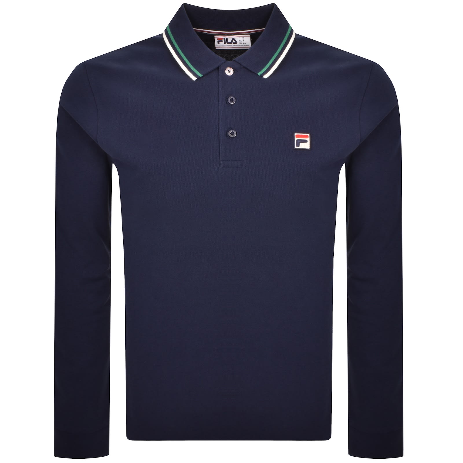 Polo Shirt Gant Fila Fila Vintage Monte Long Sleeve Polo T Shirt
