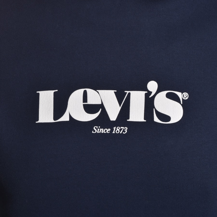 Levis Original Logo Hoodie Blue | Mainline Menswear
