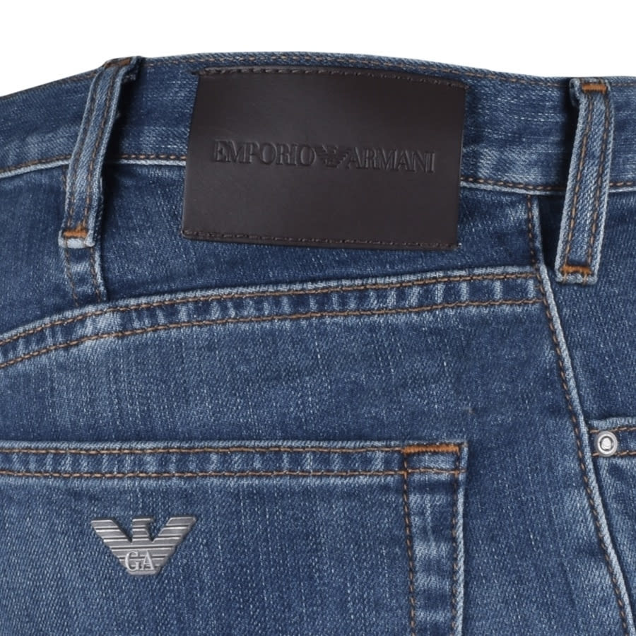 Emporio Armani J21 Regular Fit Jeans Blue | Mainline Menswear Australia