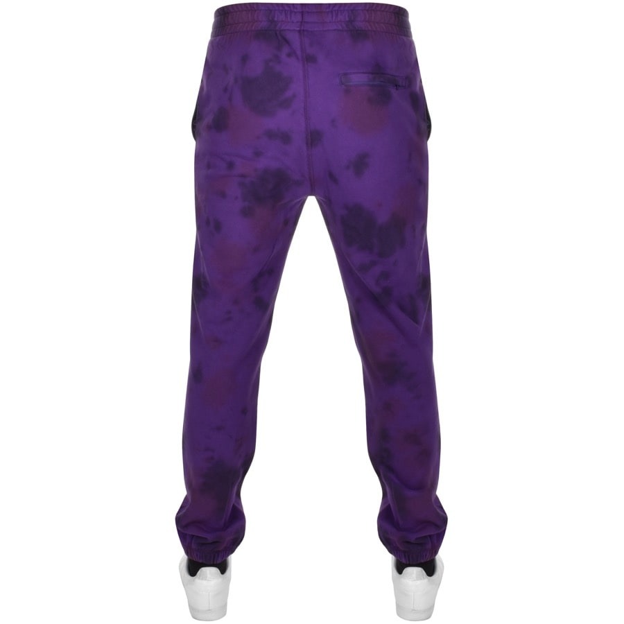purple jogging bottoms