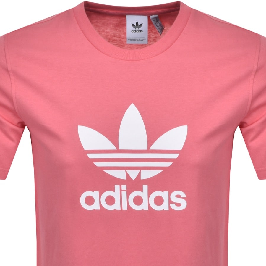 adidas Originals Trefoil T Shirt Pink | Mainline Menswear