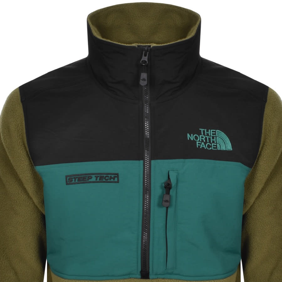 The North Face Steep Tech Half Zip Fleece Green | Mainline Menswear