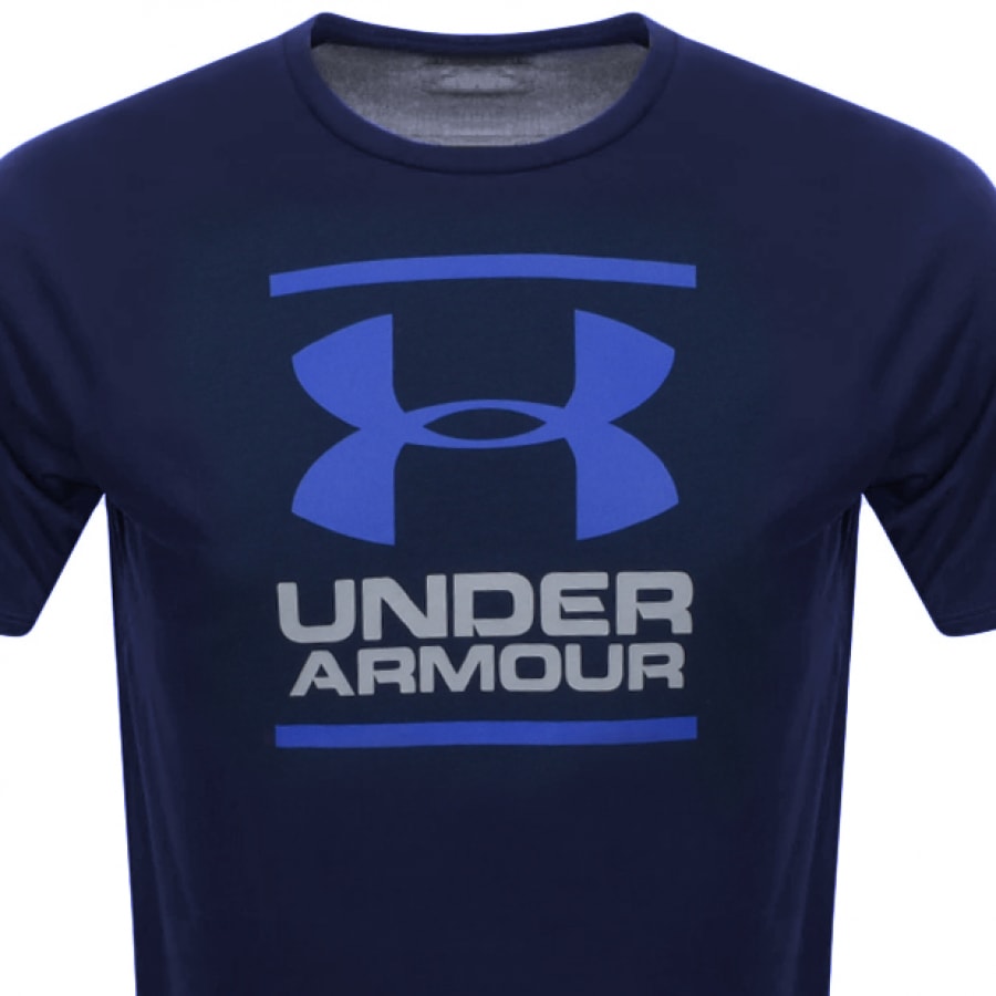 Under Armour Foundation Logo T Shirt Navy | Mainline Menswear