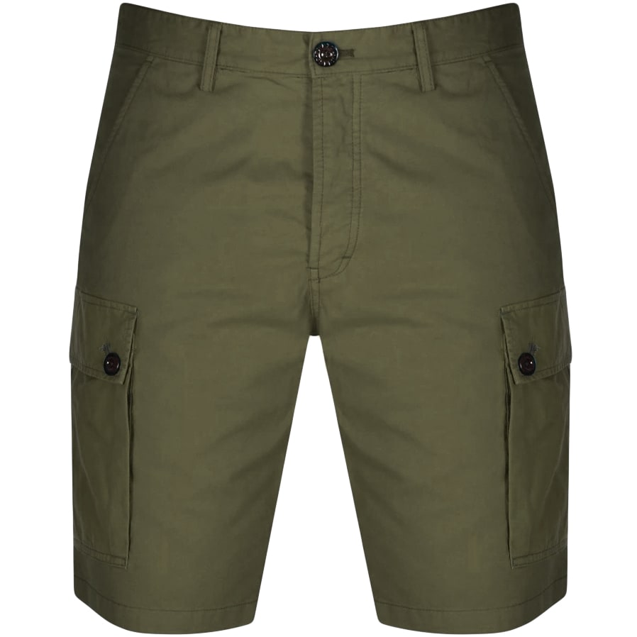 Pretty Green Cargo Shorts Khaki | Mainline Menswear