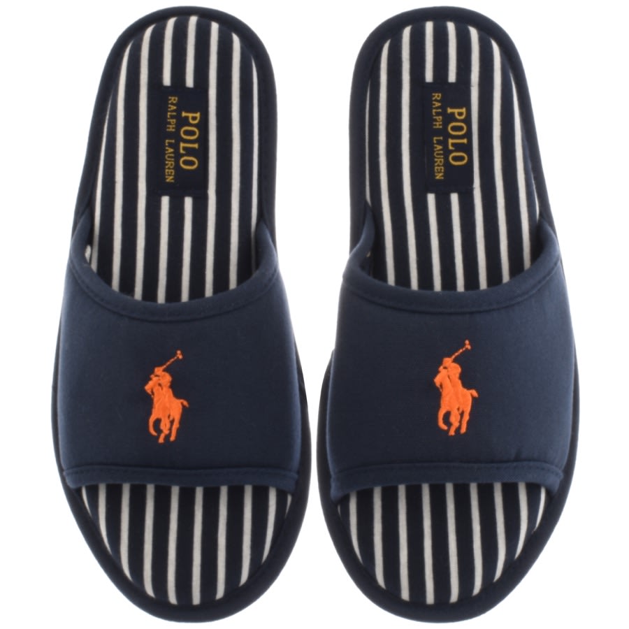 ralph lauren slippers navy
