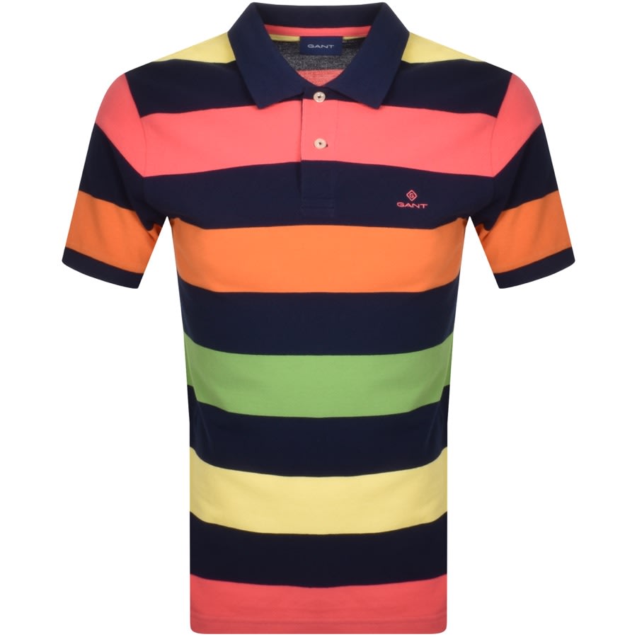 gant barstripe polo shirt