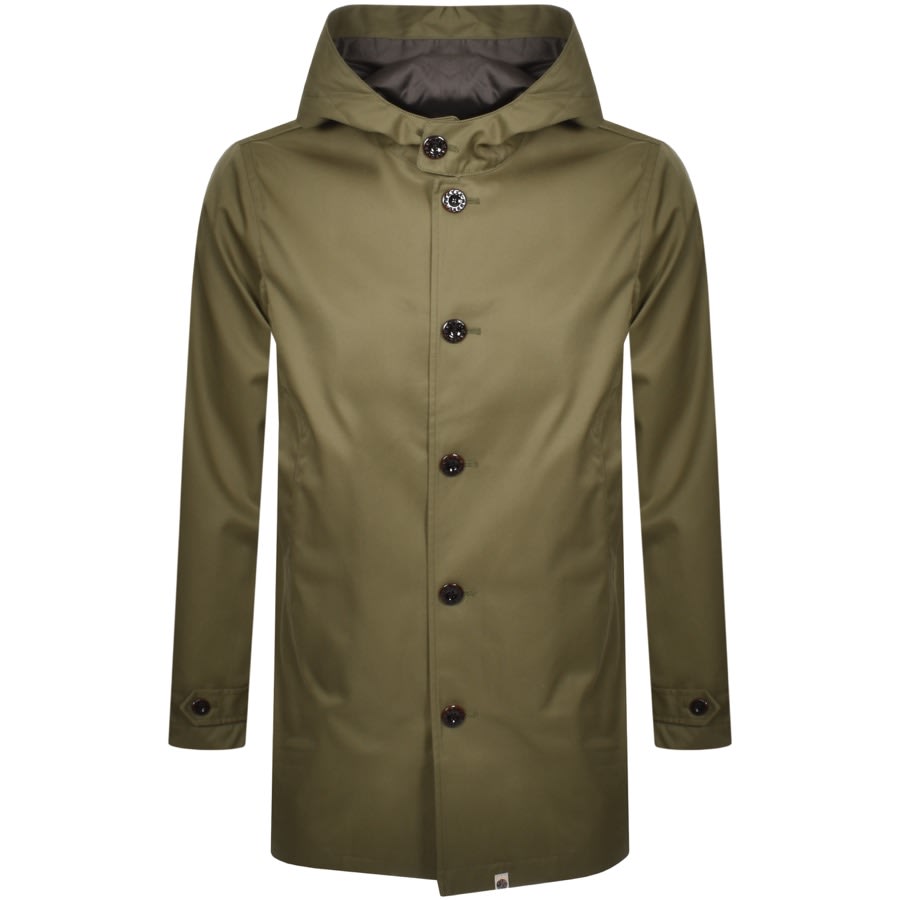 pretty green long coat