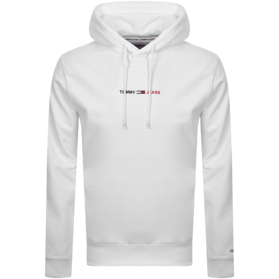 tommy hoodie white