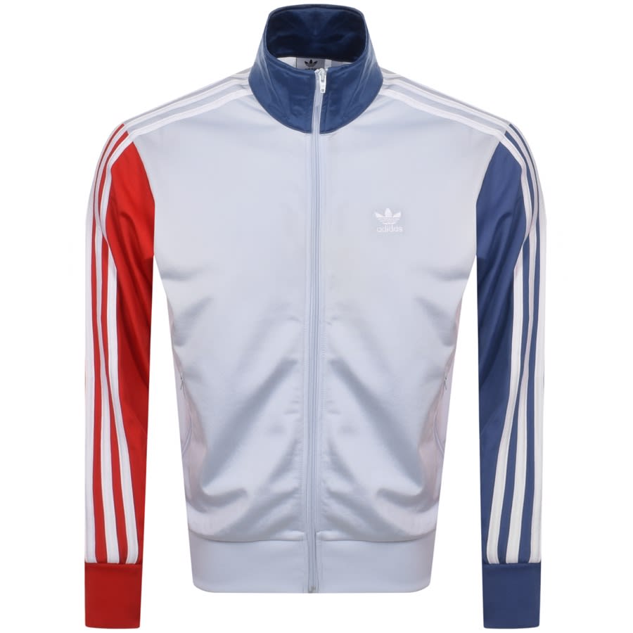adidas originals track top blue