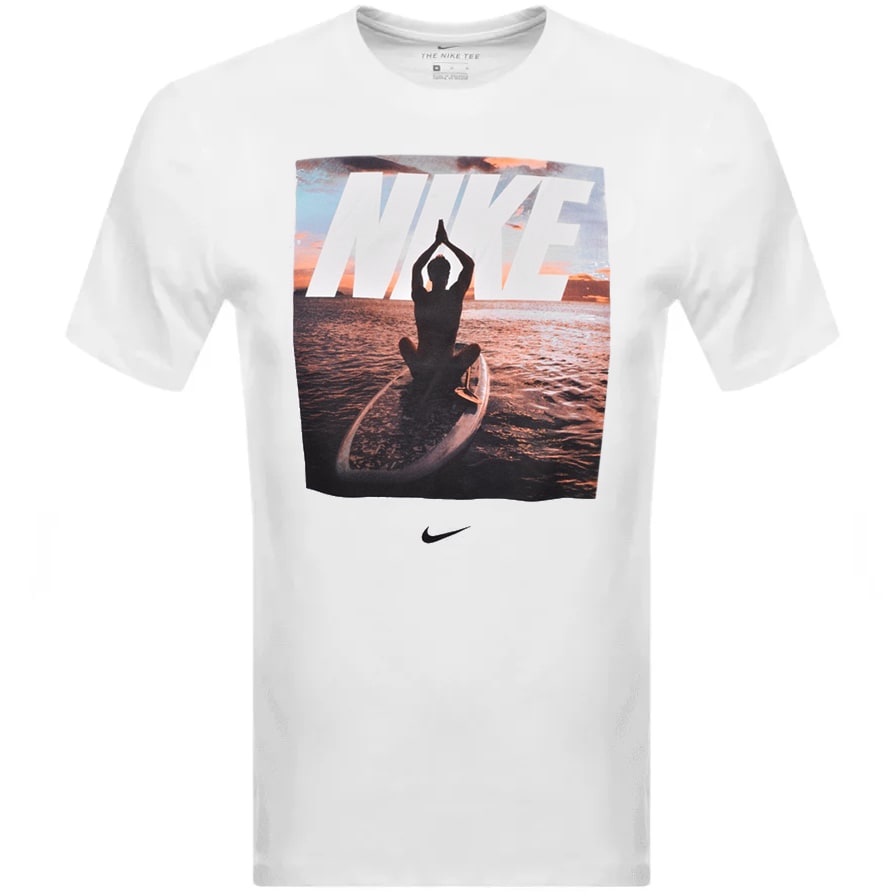 Nike Training Crew Neck Yoga Photo T Shirt White | Mainline Menswear