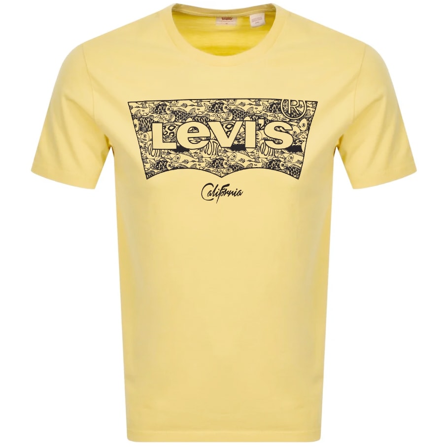 levis yellow t shirt