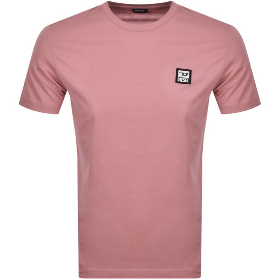 Diesel t shirt pink clearance