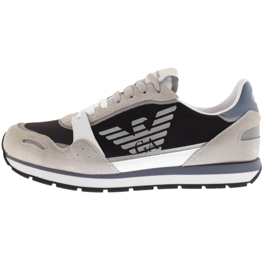 armani grey trainers