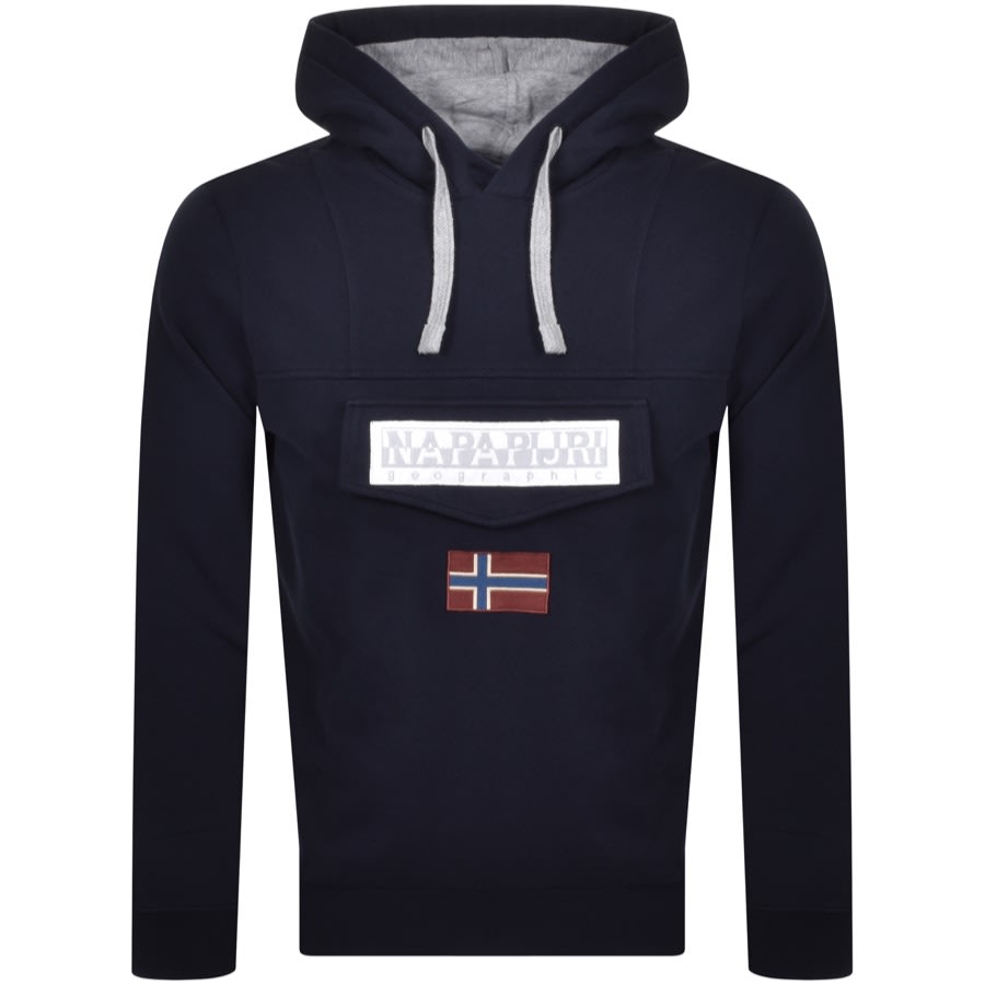 napapijri navy hoodie