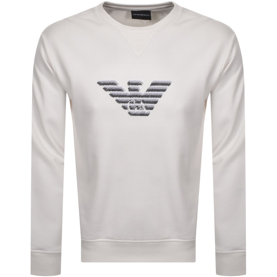 emporio armani sweatshirt white