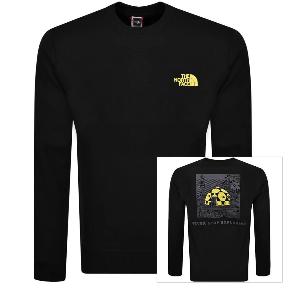 the north face jumper black