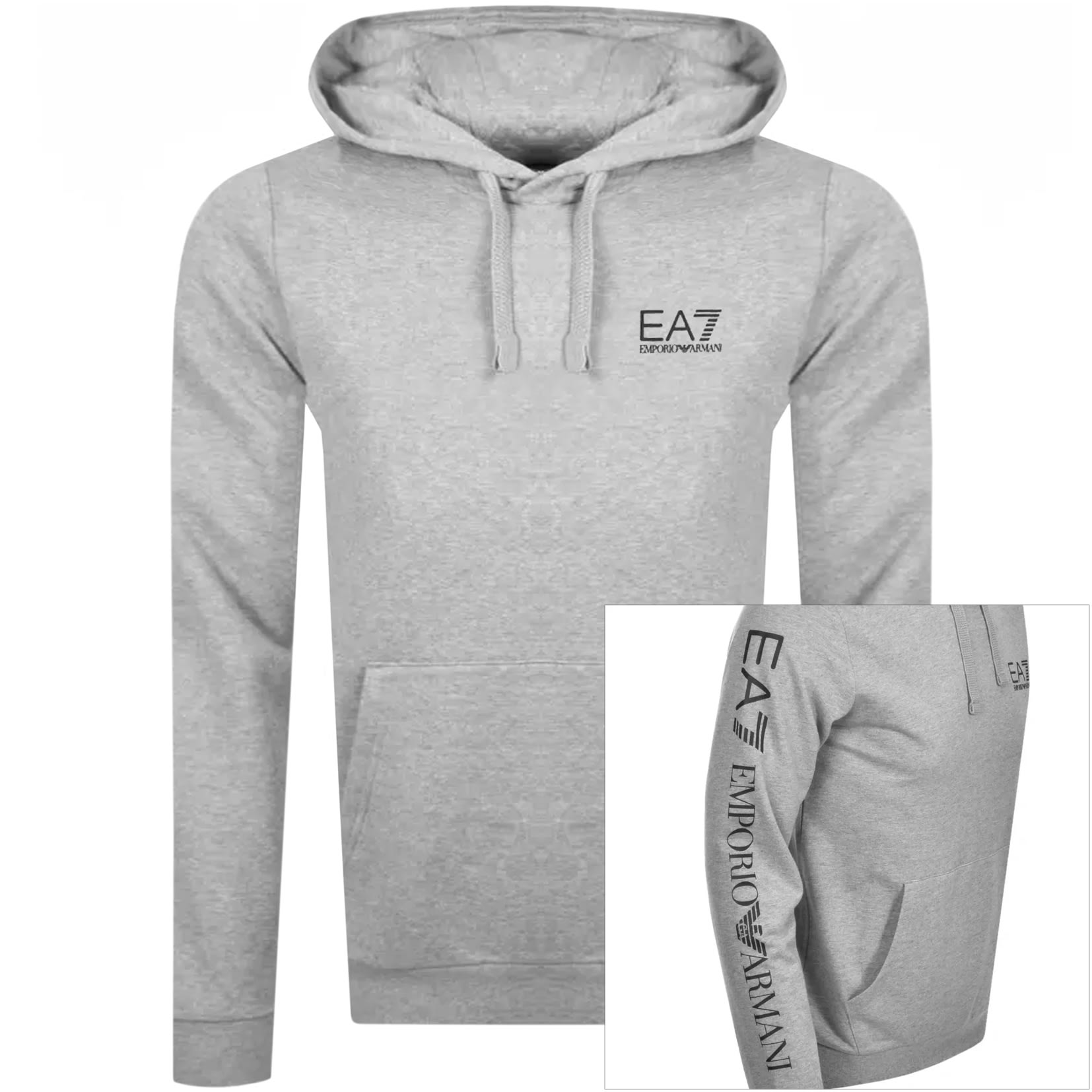 emporio armani ea7 visibility logo full zip fleece tracksuit