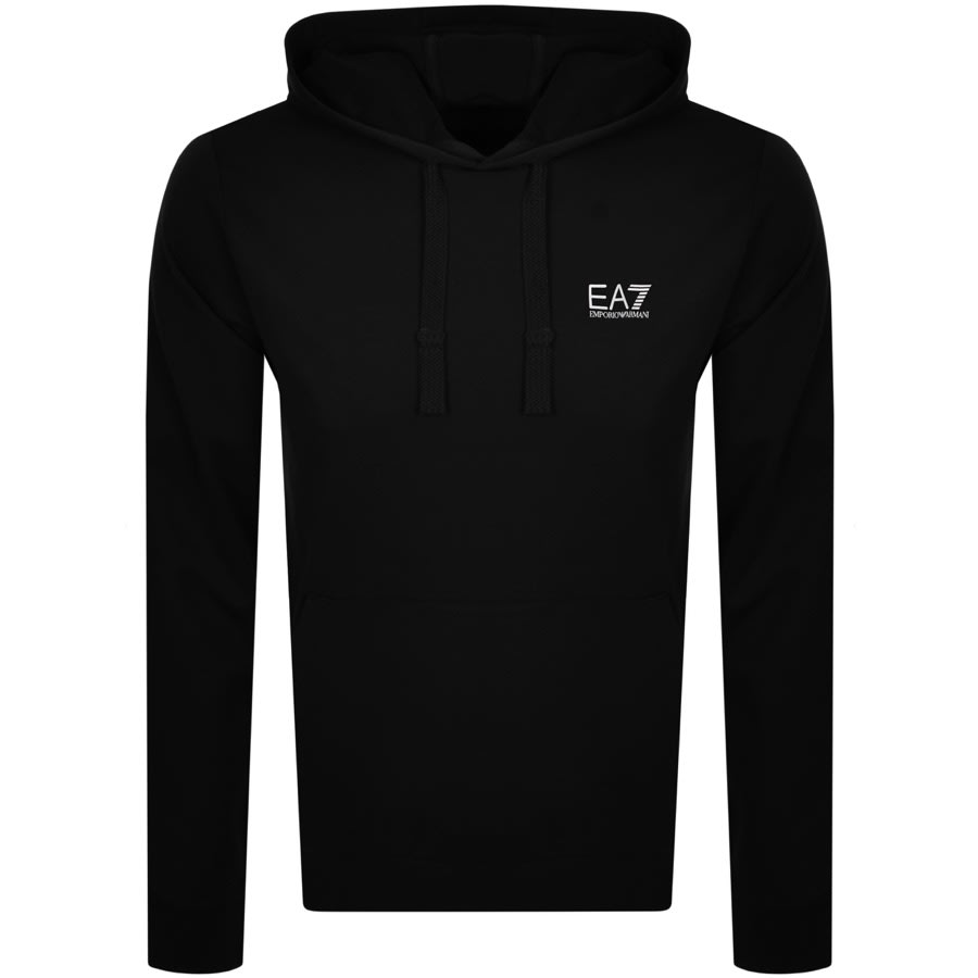 ea7 emporio armani logo hoodie black