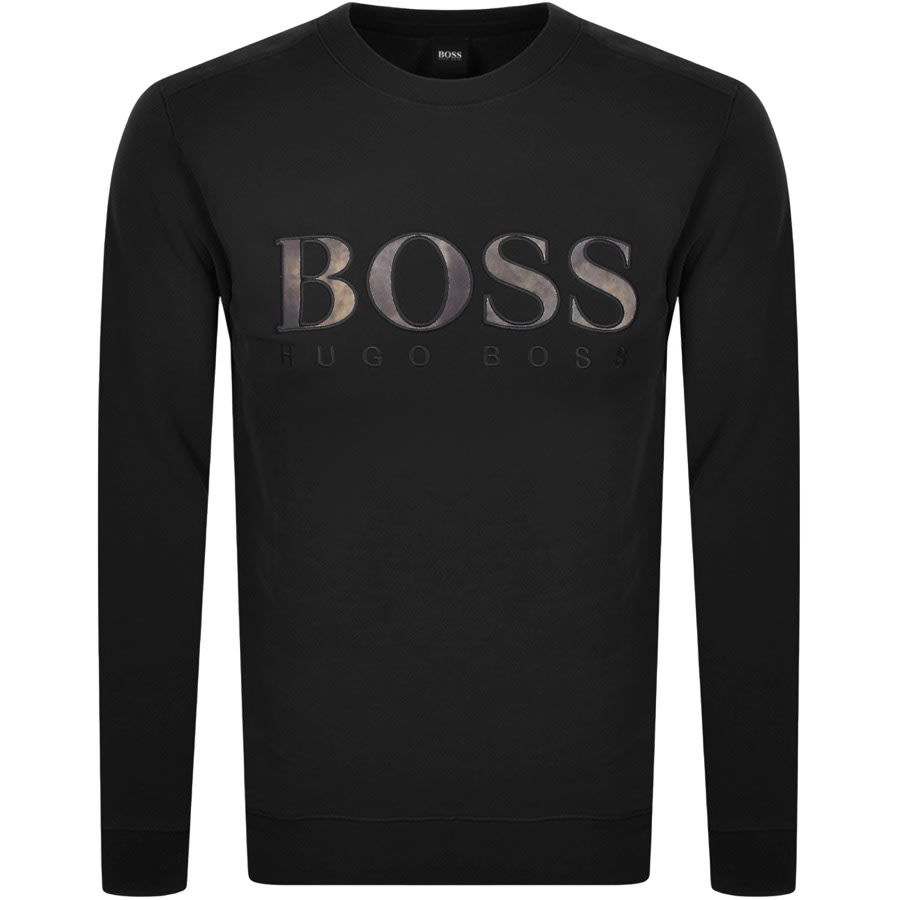 black hoodie hugo boss