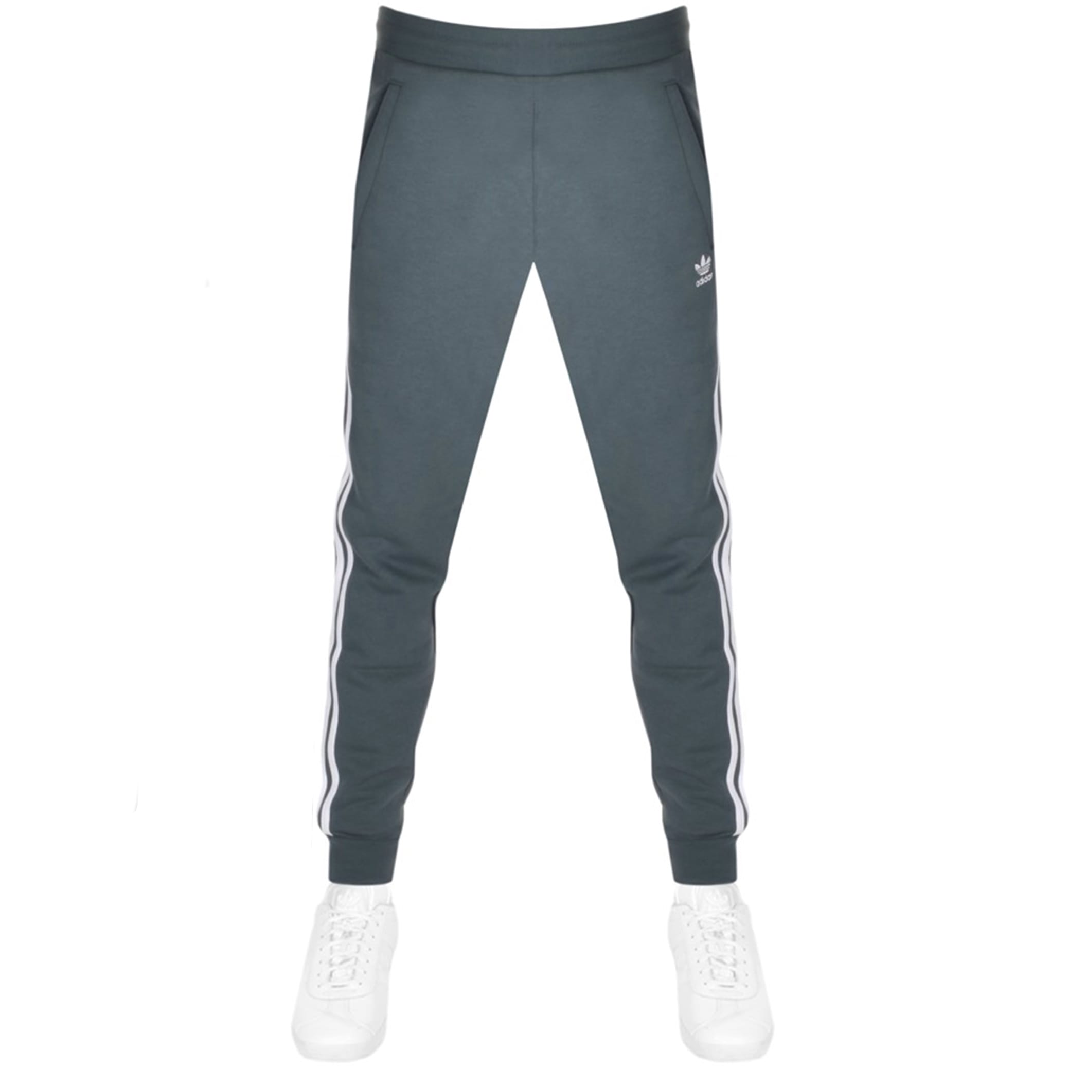 adidas grey jogging bottoms