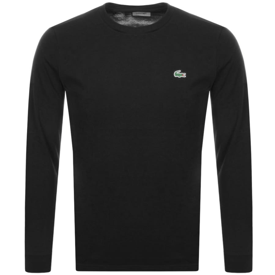 Lacoste Sport Long Sleeved T Shirt Black | Mainline Menswear