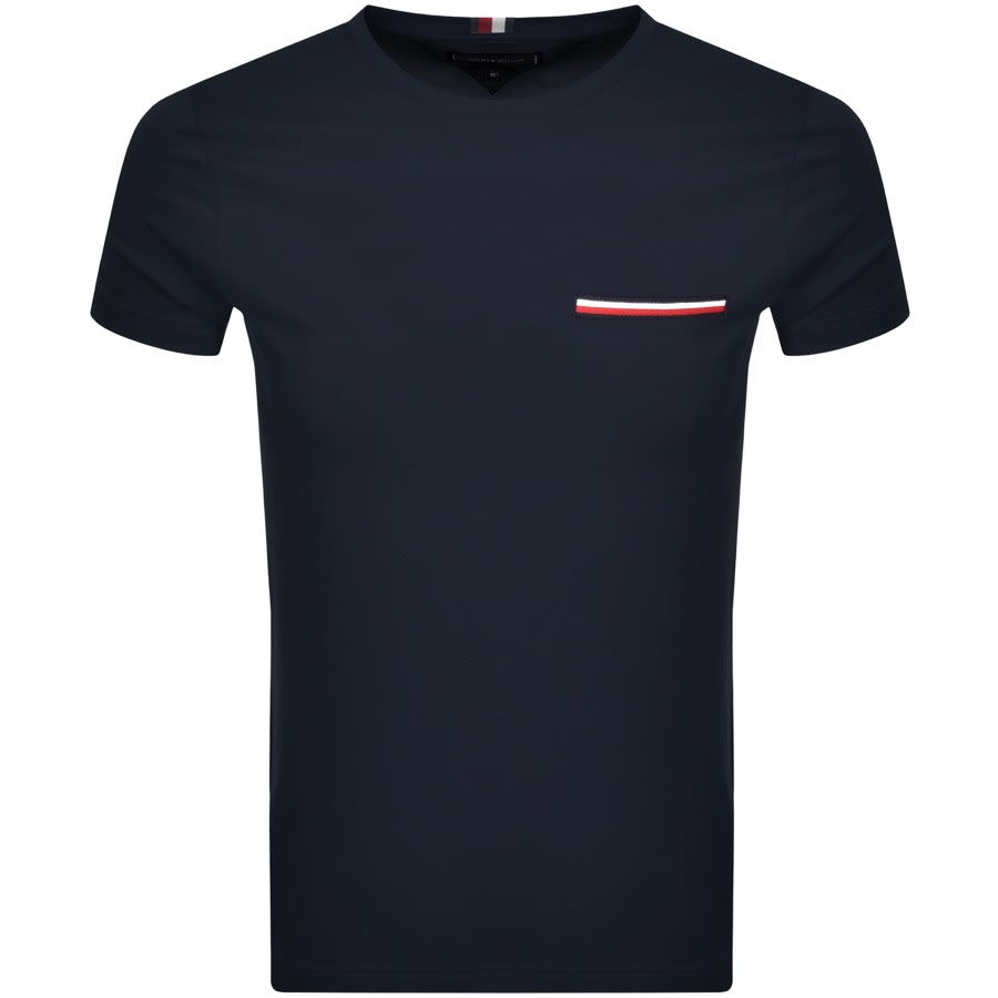 tommy hilfiger t shirt with pocket
