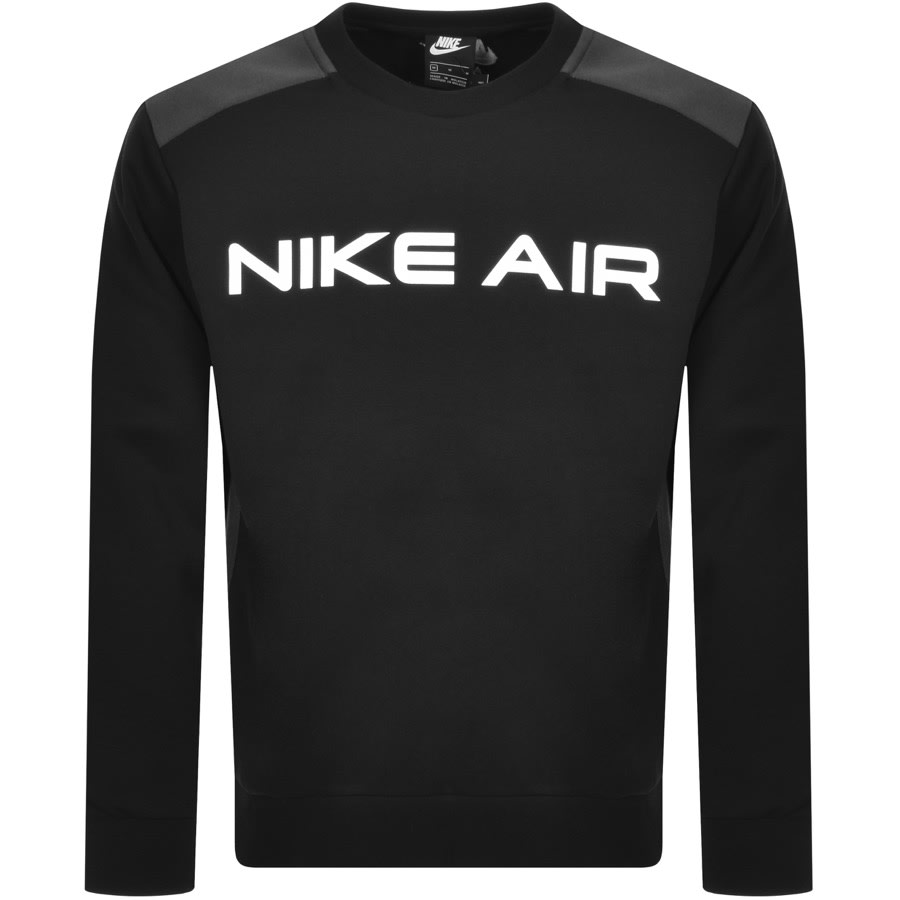 nike air crew sweatshirt black