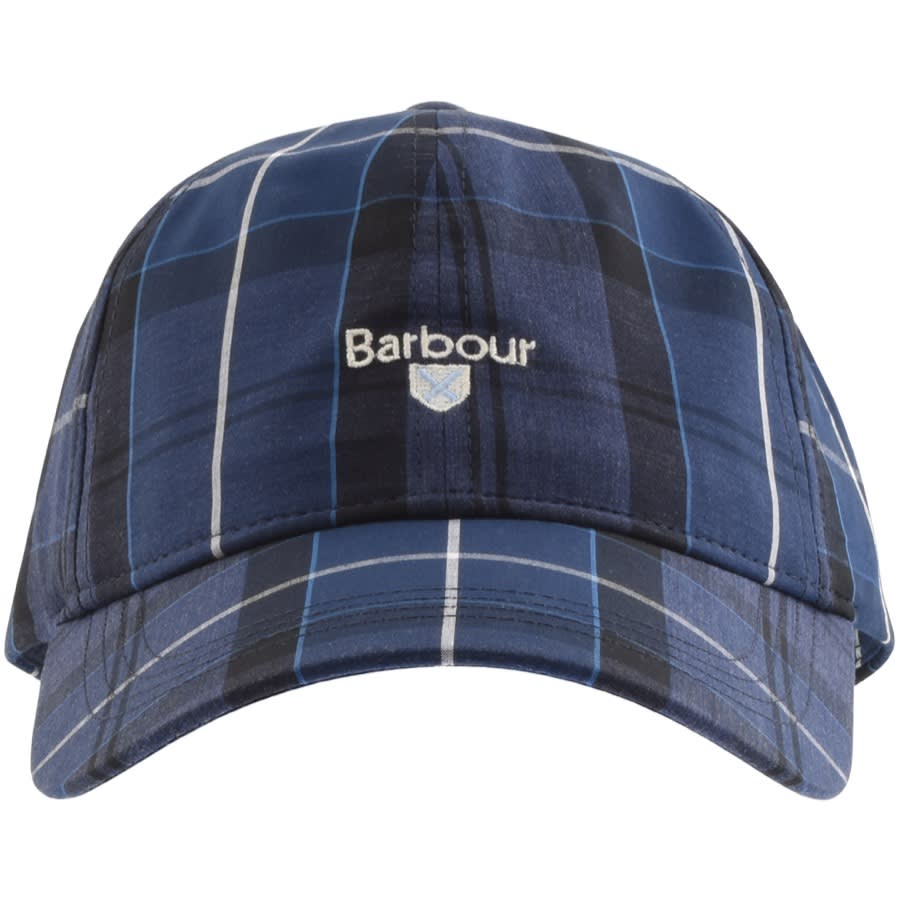 barbour international tartan cap