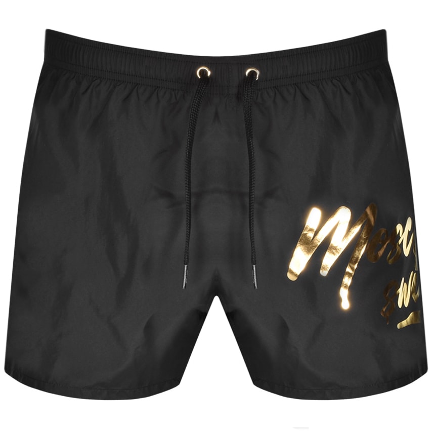 moschino swim shorts black