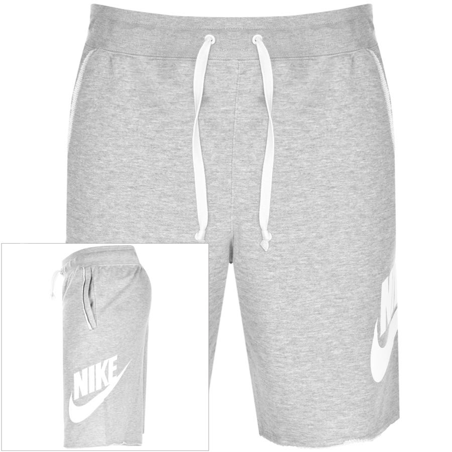 nike grey alumni shorts