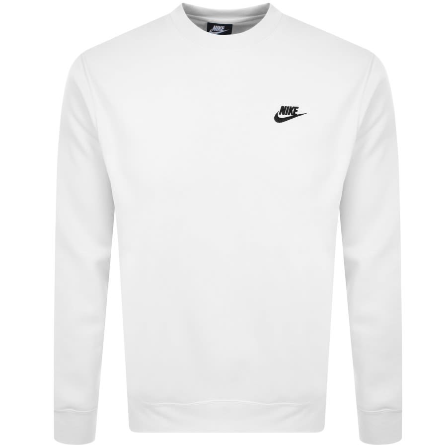 Nike Crew Neck Club Sweatshirt White 