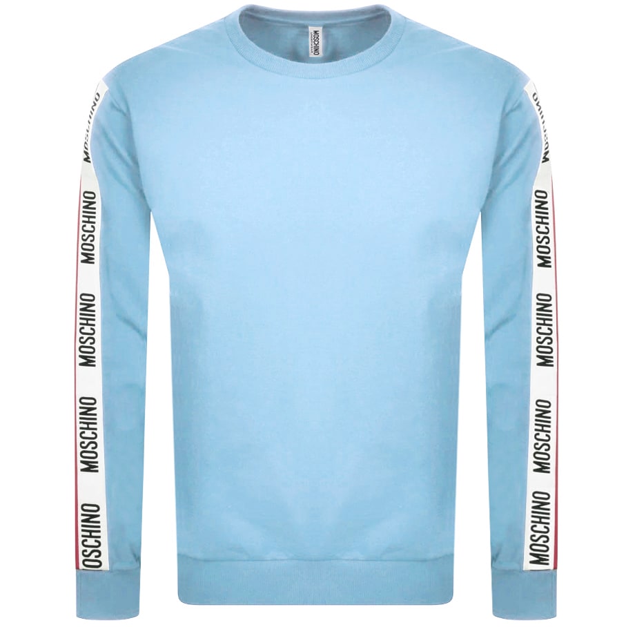 Moschino Tape Logo Sweatshirt Blue 