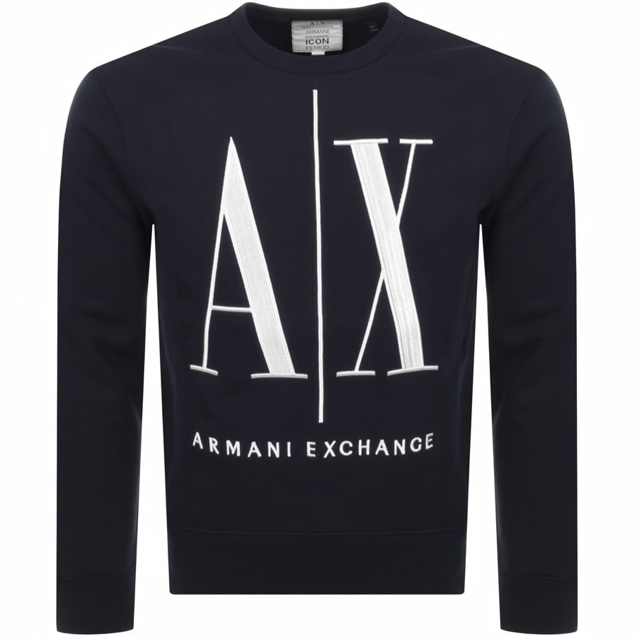 armani sweatshirt navy