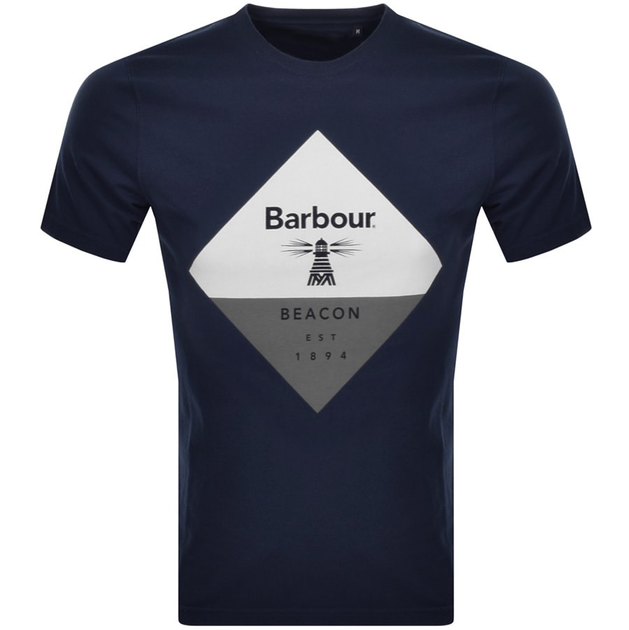 Barbour Beacon Diamond T Shirt Navy 