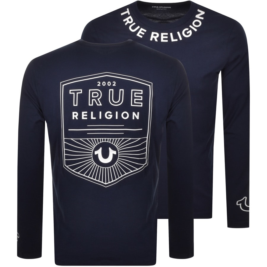 navy true religion t shirt
