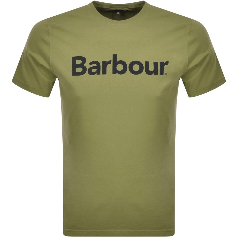 Barbour Logo T Shirt Green | Mainline 