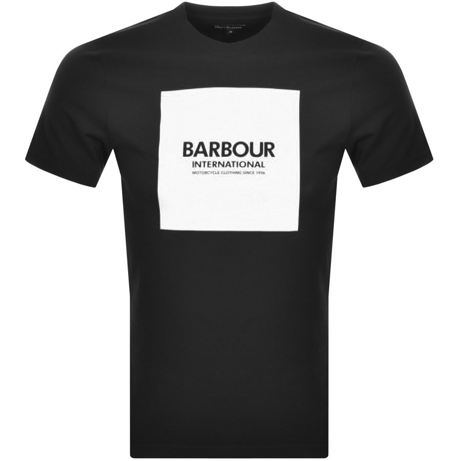barbour t shirt black
